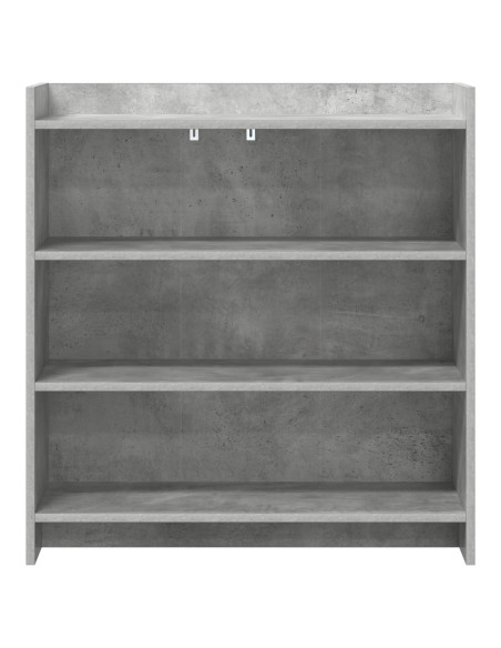 Credenza Grigio Cemento 75 x 36 x 80 cm Legno ingegnerizzato