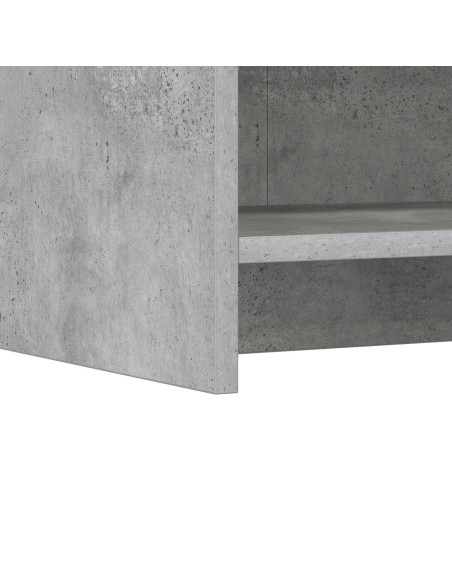 Credenza Grigio Cemento 75 x 36 x 80 cm Legno ingegnerizzato