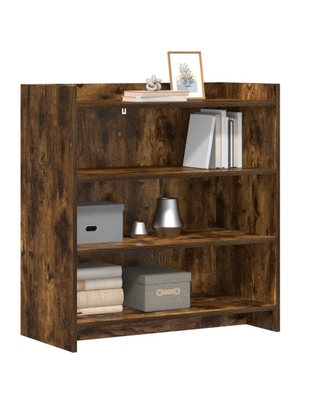 Credenza Rovere Fumo 75 x 36 x 80 cm Legno ingegnerizzato