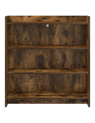 Credenza Rovere Fumo 75 x 36 x 80 cm Legno ingegnerizzato