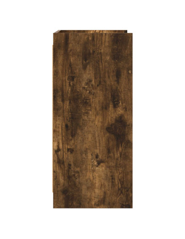 Credenza Rovere Fumo 75 x 36 x 80 cm Legno ingegnerizzato
