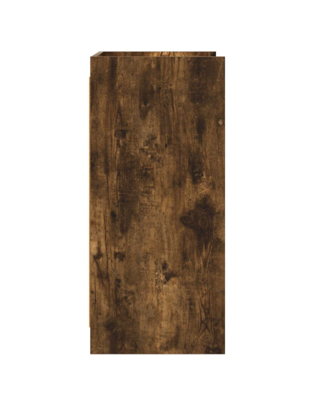 Credenza Rovere Fumo 75 x 36 x 80 cm Legno ingegnerizzato