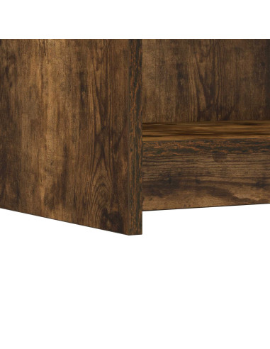 Credenza Rovere Fumo 75 x 36 x 80 cm Legno ingegnerizzato