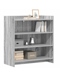 Credenza Sonoma grigio 75 x 36 x 80 cm Legno ingegnerizzato 2