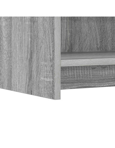 Credenza Sonoma grigio 75 x 36 x 80 cm Legno ingegnerizzato