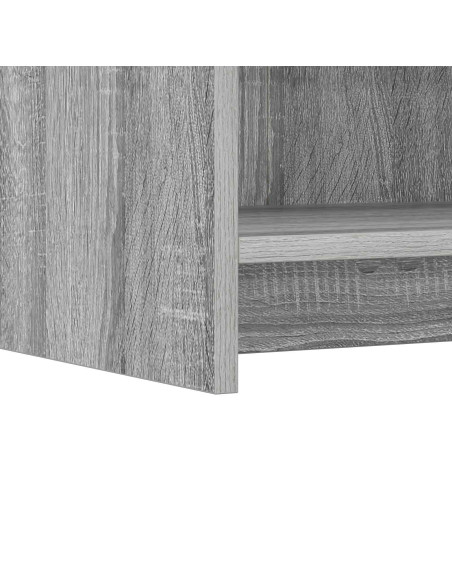 Credenza Sonoma grigio 75 x 36 x 80 cm Legno ingegnerizzato
