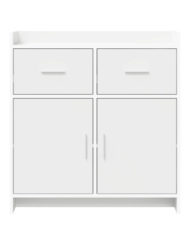 Credenza Bianco 75 x 36 x 80 cm Legno ingegnerizzato