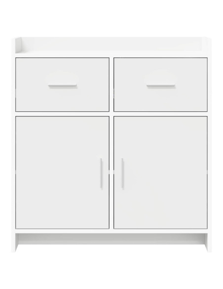 Credenza Bianco 75 x 36 x 80 cm Legno ingegnerizzato