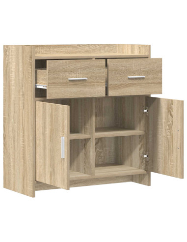 Credenza Rovere Sonoma 75 x 36 x 80 cm Legno ingegnerizzato