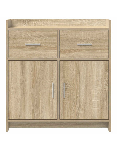 Credenza Rovere Sonoma 75 x 36 x 80 cm Legno ingegnerizzato