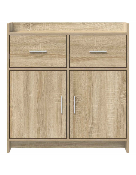 Credenza Rovere Sonoma 75 x 36 x 80 cm Legno ingegnerizzato