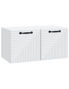 Mobile Porta TV da Muro Bianco 59,5 x 31 x 30 cm