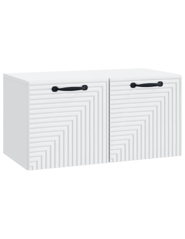Mobile Porta TV da Muro Bianco 59,5 x 31 x 30 cm