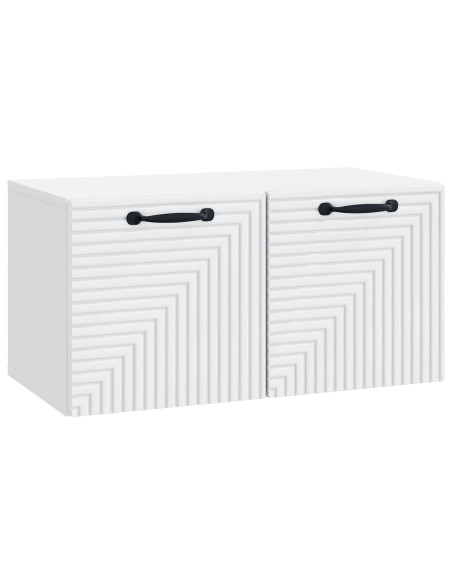 Mobile Porta TV da Muro Bianco 59,5 x 31 x 30 cm