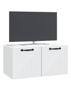 Mobile Porta TV da Muro Bianco 59,5 x 31 x 30 cm 2