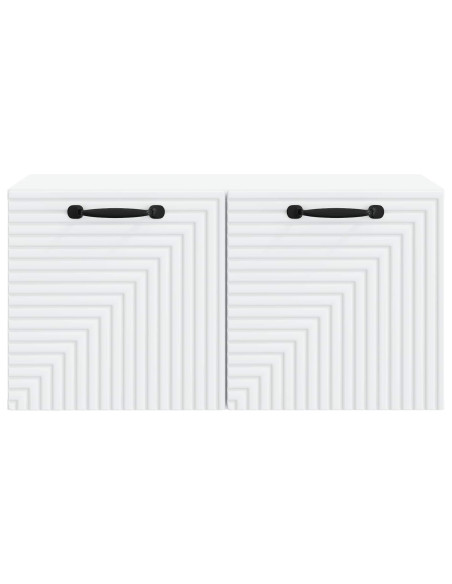 Mobile Porta TV da Muro Bianco 59,5 x 31 x 30 cm