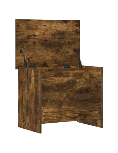 Cassa di stoccaggio Rovere Fumo 60 x 40 x 50 cm