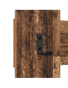 Appendiabiti a muro Legno vecchio 65 x 3 x 100 cm