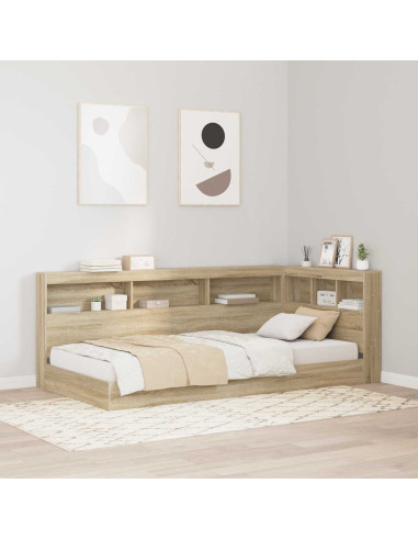 Testata contenitore Rovere Sonoma 100 cm Legno multistrato