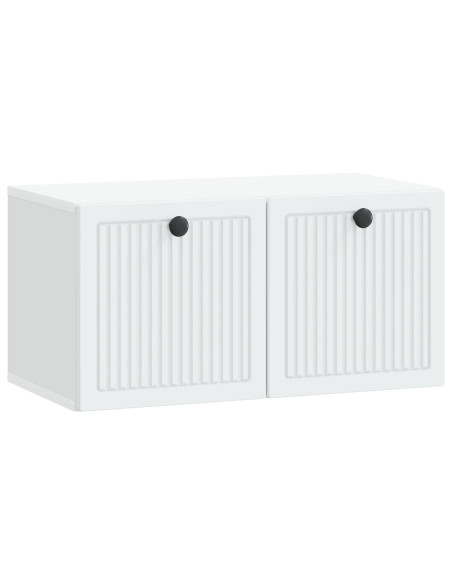 Mobile Porta TV da Muro Bianco 59,5 x 31 x 30 cm