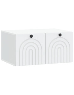 Mobile Porta TV da Muro Bianco 59,5 x 41 x 30 cm