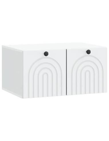 Mobile Porta TV da Muro Bianco 59,5 x 41 x 30 cm