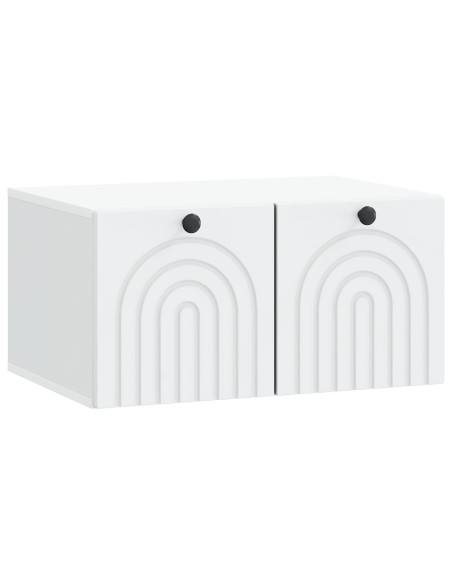 Mobile Porta TV da Muro Bianco 59,5 x 41 x 30 cm