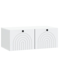 Mobile Porta TV da Muro Bianco 78,5 x 41 x 30 cm