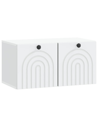 Mobile Porta TV da Muro Bianco 59,5 x 31 x 30 cm