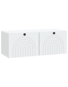 Mobile Porta TV da Muro Bianco 78,5 x 31 x 30 cm