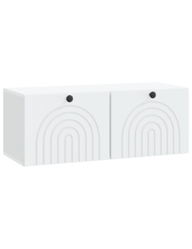 Mobile Porta TV da Muro Bianco 78,5 x 31 x 30 cm