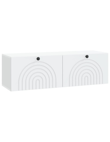 Mobile Porta TV da Muro Bianco 98 x 31 x 30 cm