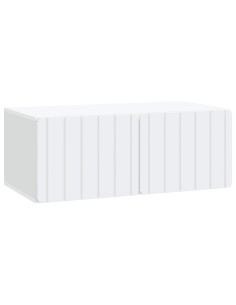 Mobile Porta TV da Muro Bianco 78,5 x 41 x 30 cm