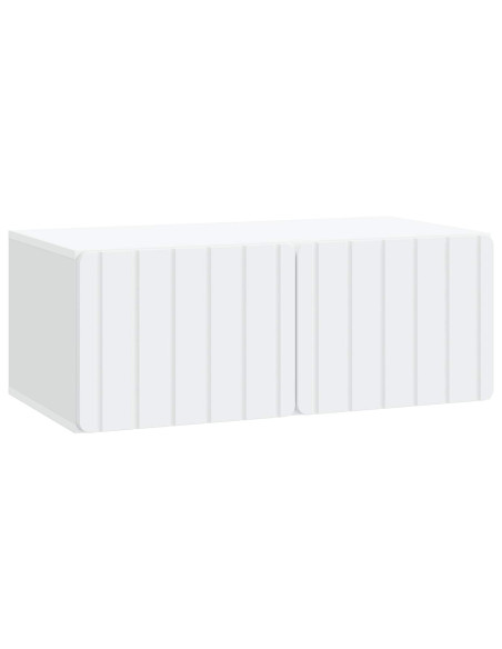 Mobile Porta TV da Muro Bianco 78,5 x 41 x 30 cm
