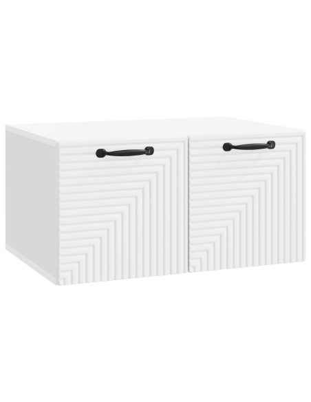 Mobile Porta TV da Muro Bianco 59,5 x 41 x 30 cm
