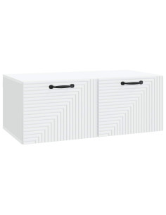 Mobile Porta TV da Muro Bianco 78,5 x 41 x 30 cm
