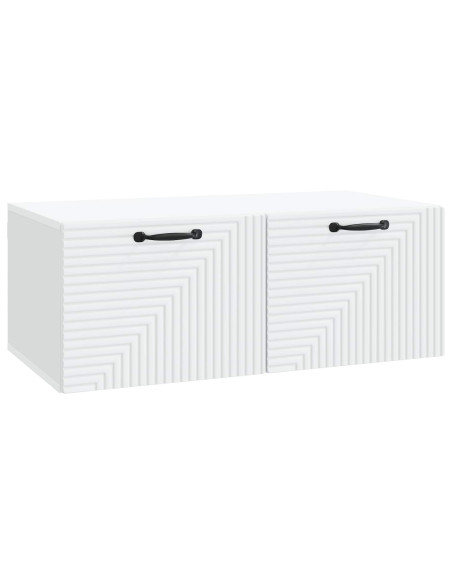 Mobile Porta TV da Muro Bianco 78,5 x 41 x 30 cm