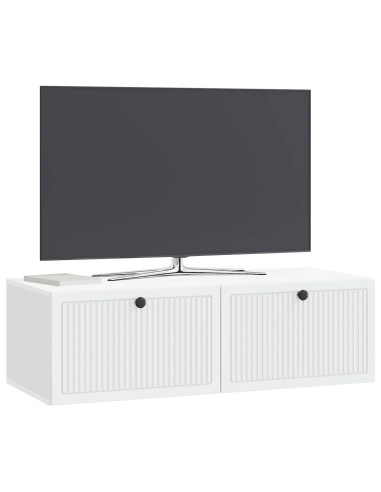 Mobile Porta TV da Muro Bianco 98 x 41 x 30 cm