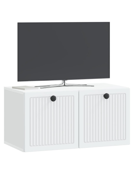 Mobile Porta TV da Muro Bianco 59,5 x 31 x 30 cm