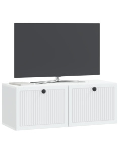 Mobile Porta TV da Muro Bianco 78,5 x 31 x 30 cm 2