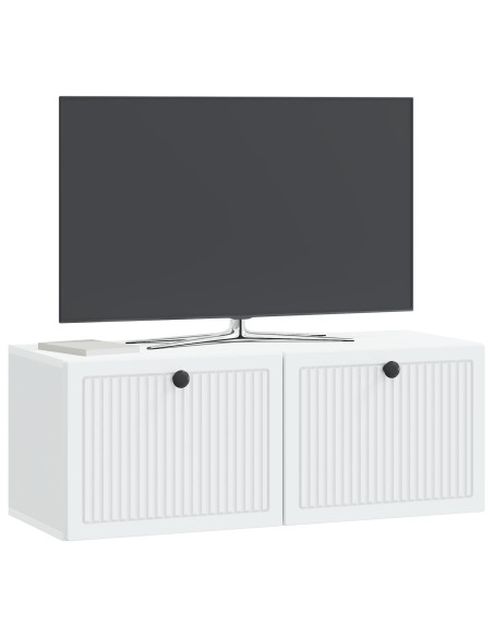 Mobile Porta TV da Muro Bianco 78,5 x 31 x 30 cm