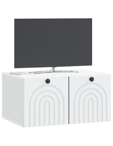 Mobile Porta TV da Muro Bianco 59,5 x 41 x 30 cm