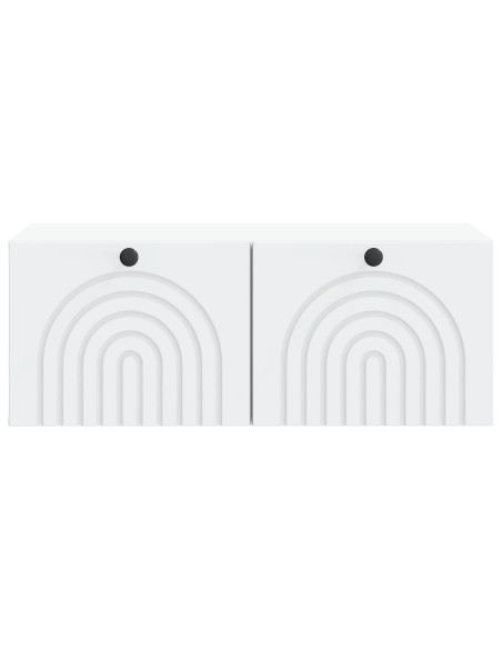 Mobile Porta TV da Muro Bianco 78,5 x 41 x 30 cm