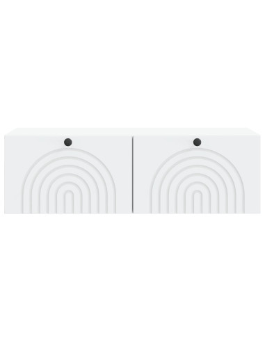 Mobile Porta TV da Muro Bianco 99 x 41 x 30 cm