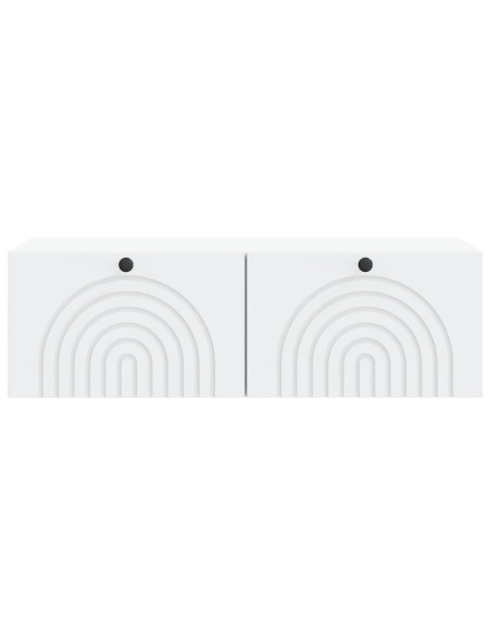 Mobile Porta TV da Muro Bianco 99 x 41 x 30 cm