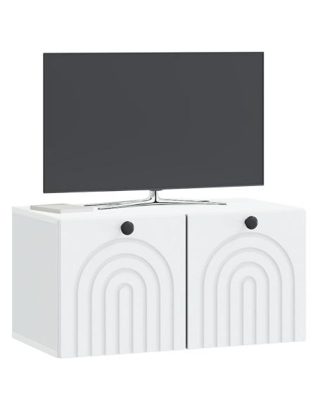 Mobile Porta TV da Muro Bianco 59,5 x 31 x 30 cm