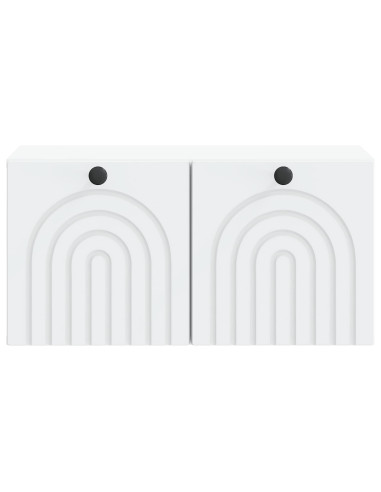 Mobile Porta TV da Muro Bianco 59,5 x 31 x 30 cm