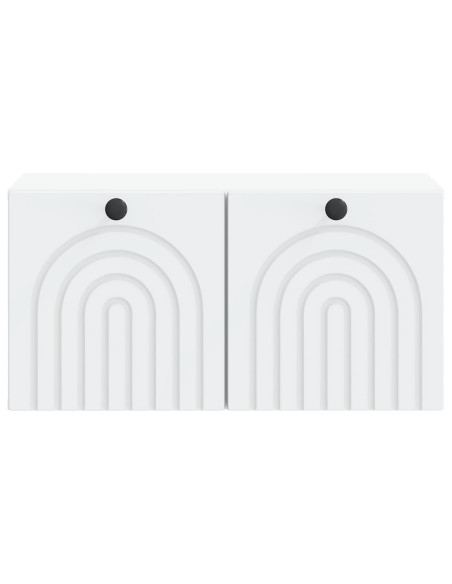 Mobile Porta TV da Muro Bianco 59,5 x 31 x 30 cm