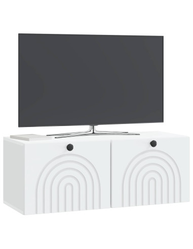 Mobile Porta TV da Muro Bianco 78,5 x 31 x 30 cm