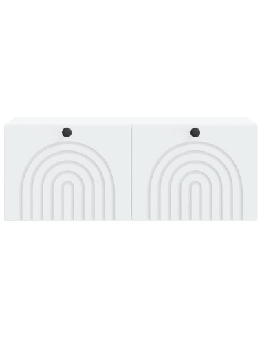 Mobile Porta TV da Muro Bianco 78,5 x 31 x 30 cm